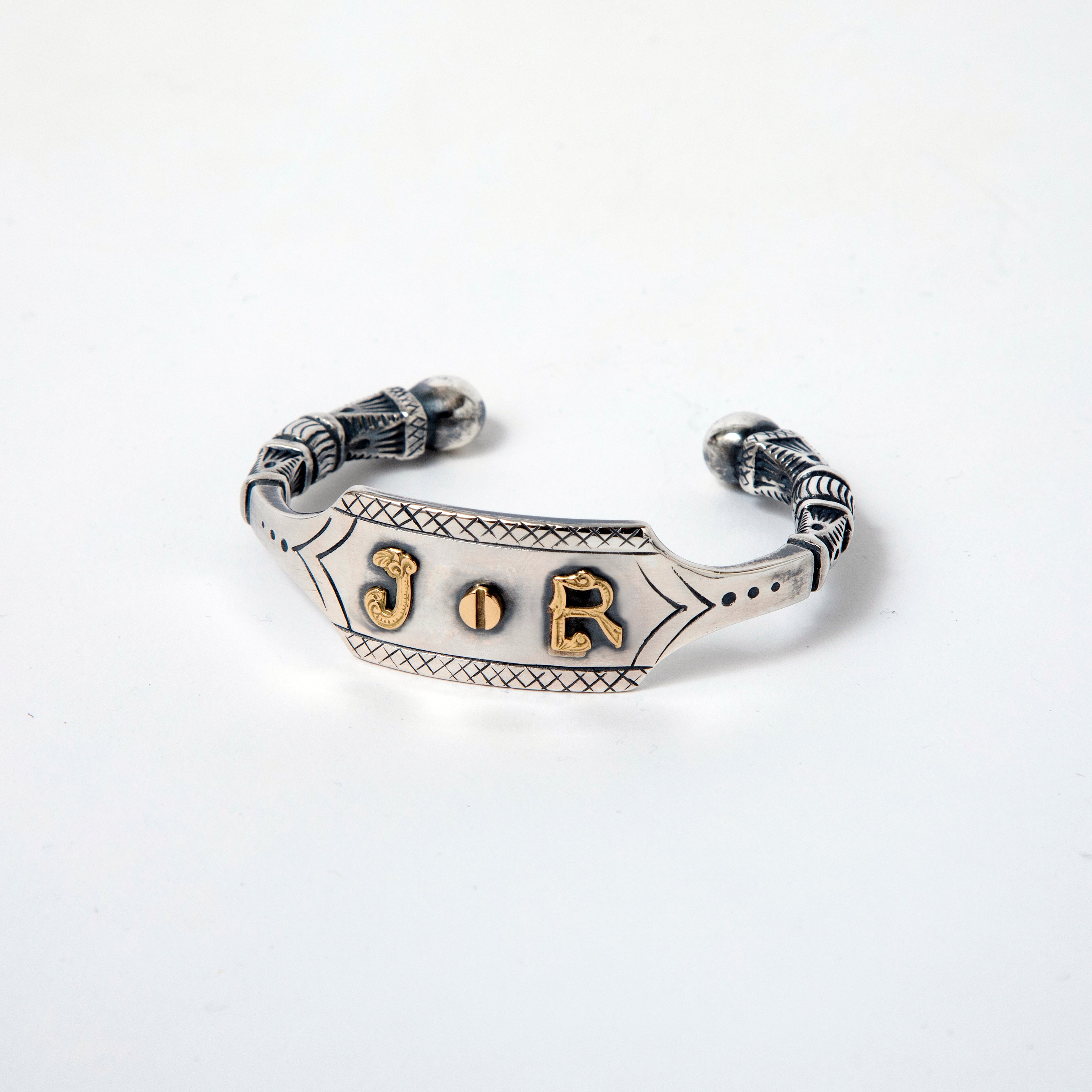 ID BRACELET INITIAL 18K GOLD – JOLLY ROGER
