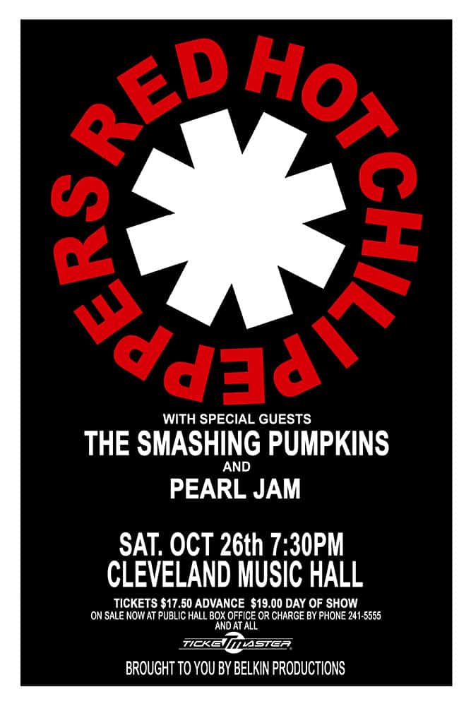 Red Hot Chili Peppers / Smashing Pumpkins / Pearl Jam 1991