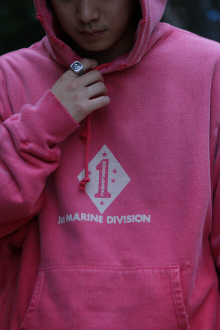 BOWWOW 1ST MARINE DIVISION HOODIE AGEING - Blog