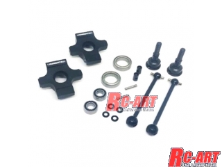 R31S323BK]インセットリアアルミナックルセット ブラック RC-ART