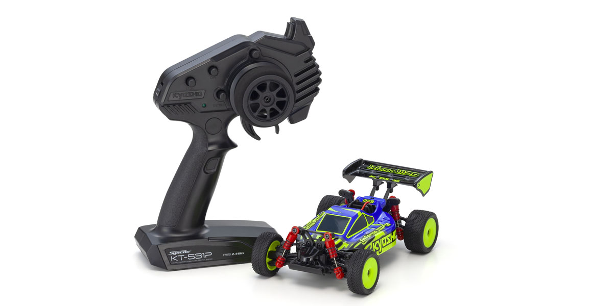 ミニッツバギー レディセット インファーノ MP9 TKI ブルー/イエロー