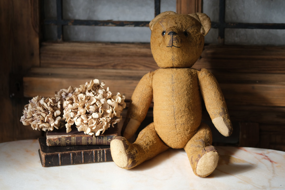 Y97 フランス Brocante テディベア クマ ぬいぐるみ