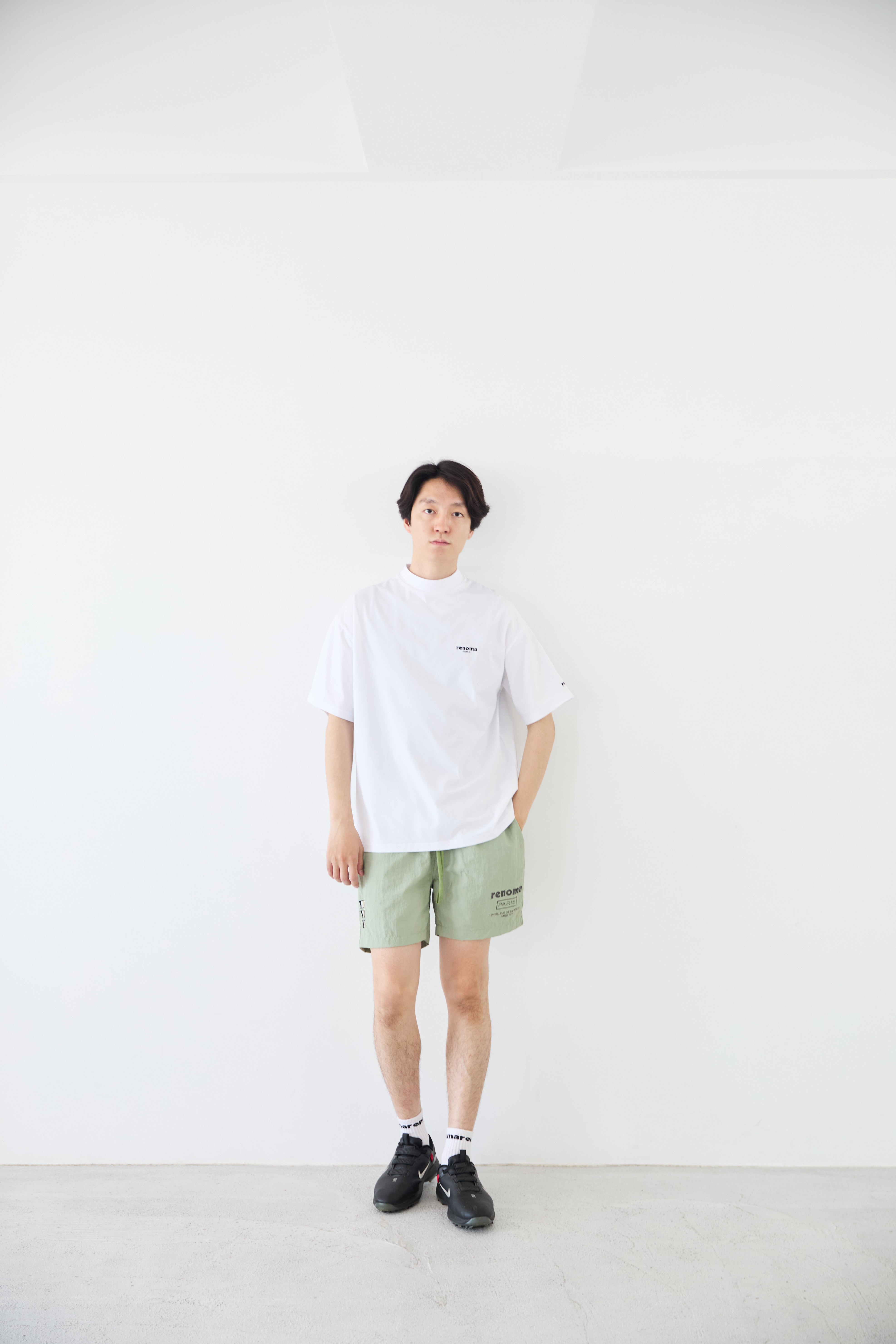 BIG LOGO MOCK NECK S/S – renoma golf