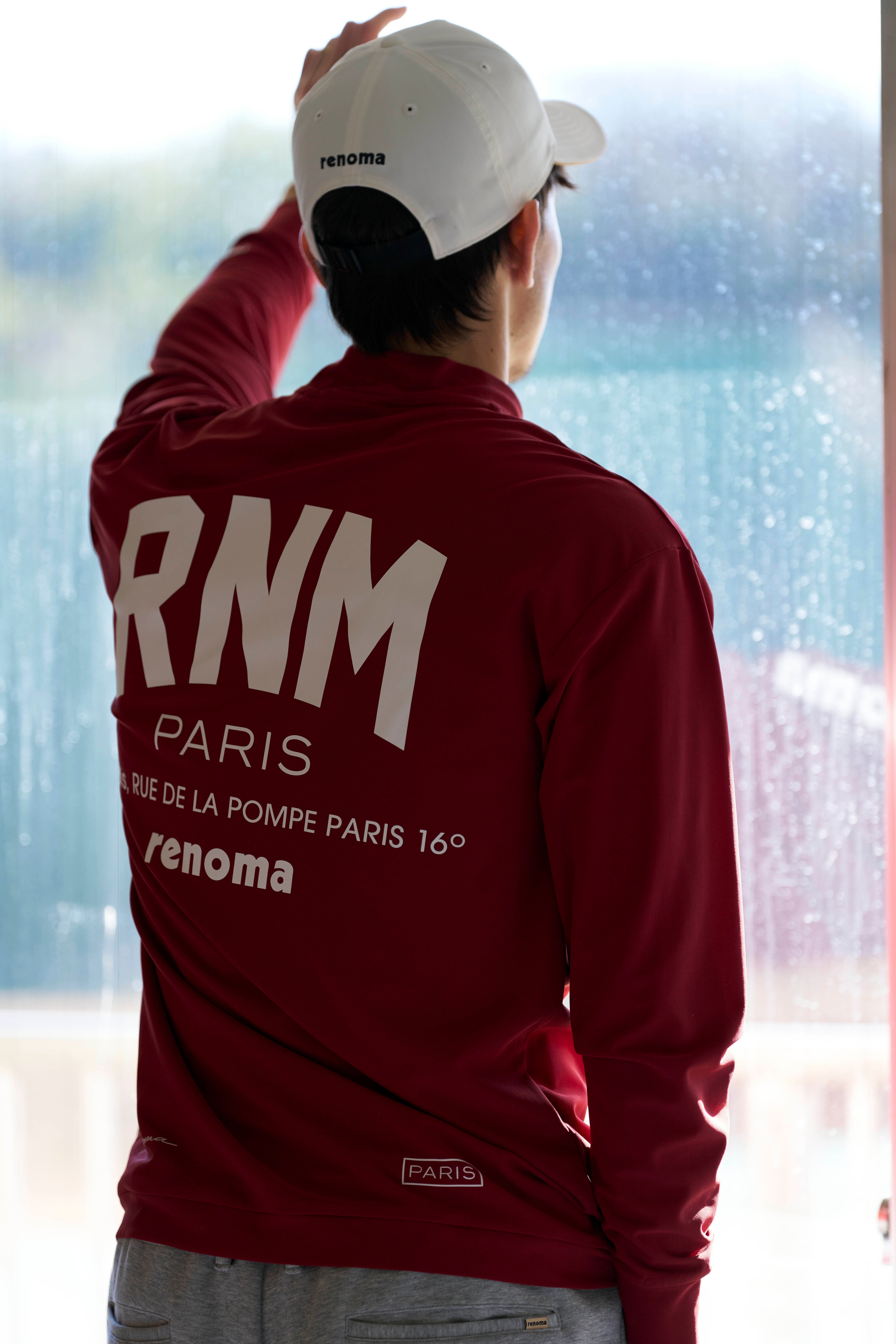 PIQUE MOCK NECK T L/S – renoma golf