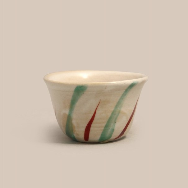 SOLD】小山 冨士夫（古山子） 「色絵筋文酒觴」 | 京都祇園の古美術