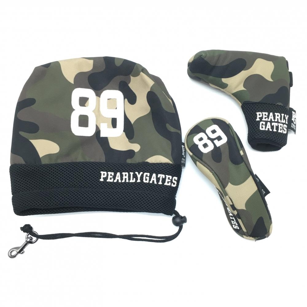 パーリーゲイツ ゴルフウェア カモフラ 4way バッグロゴ 【タグ付