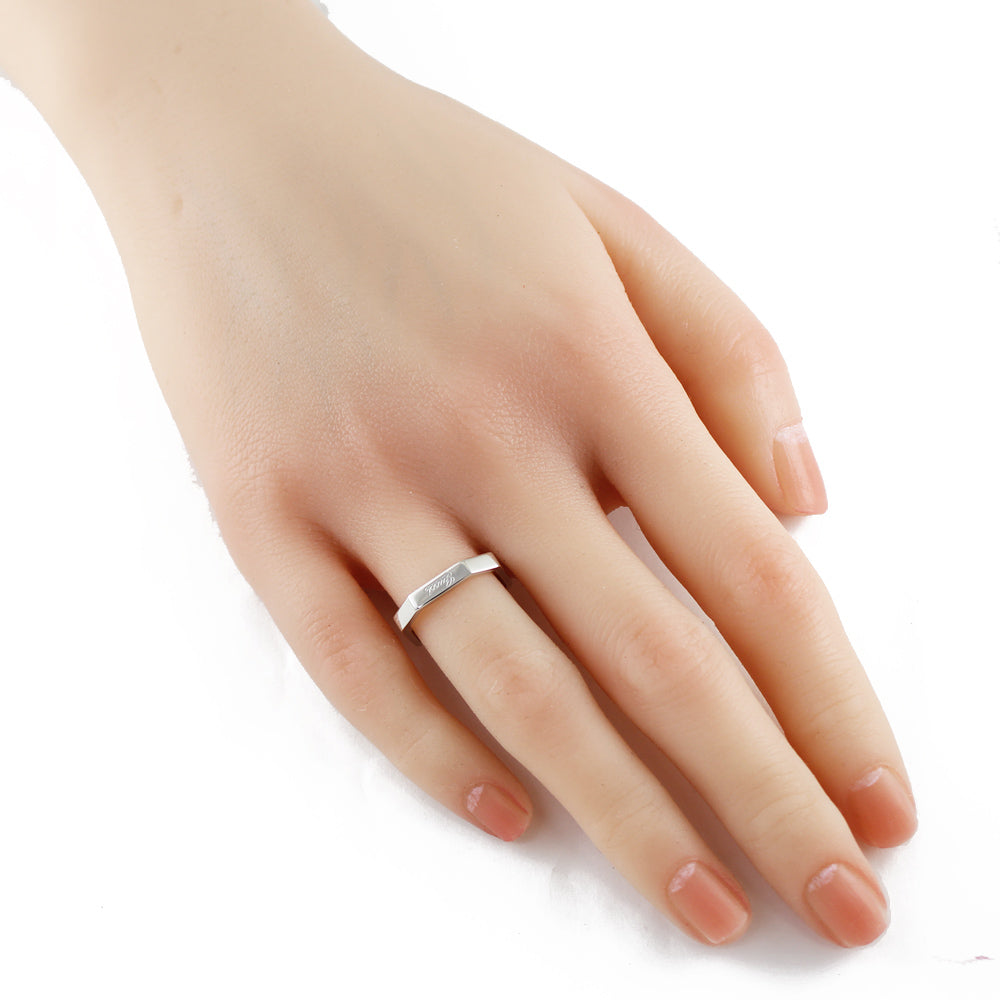 GUCCI グッチ オクタゴナル リング 指輪 9.5号 18金 K18ホワイト