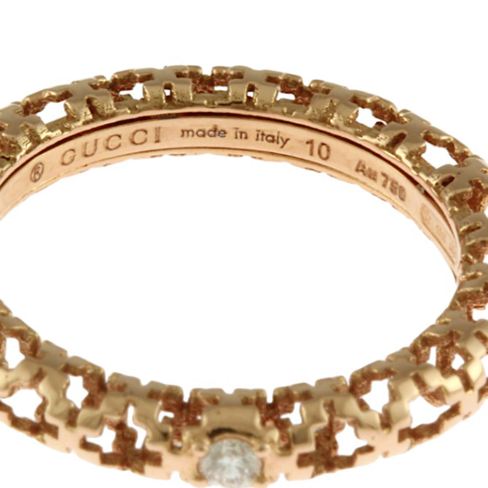 GUCCI グッチ ディアマンティッシマ ライト ダイヤモンド リング 指輪