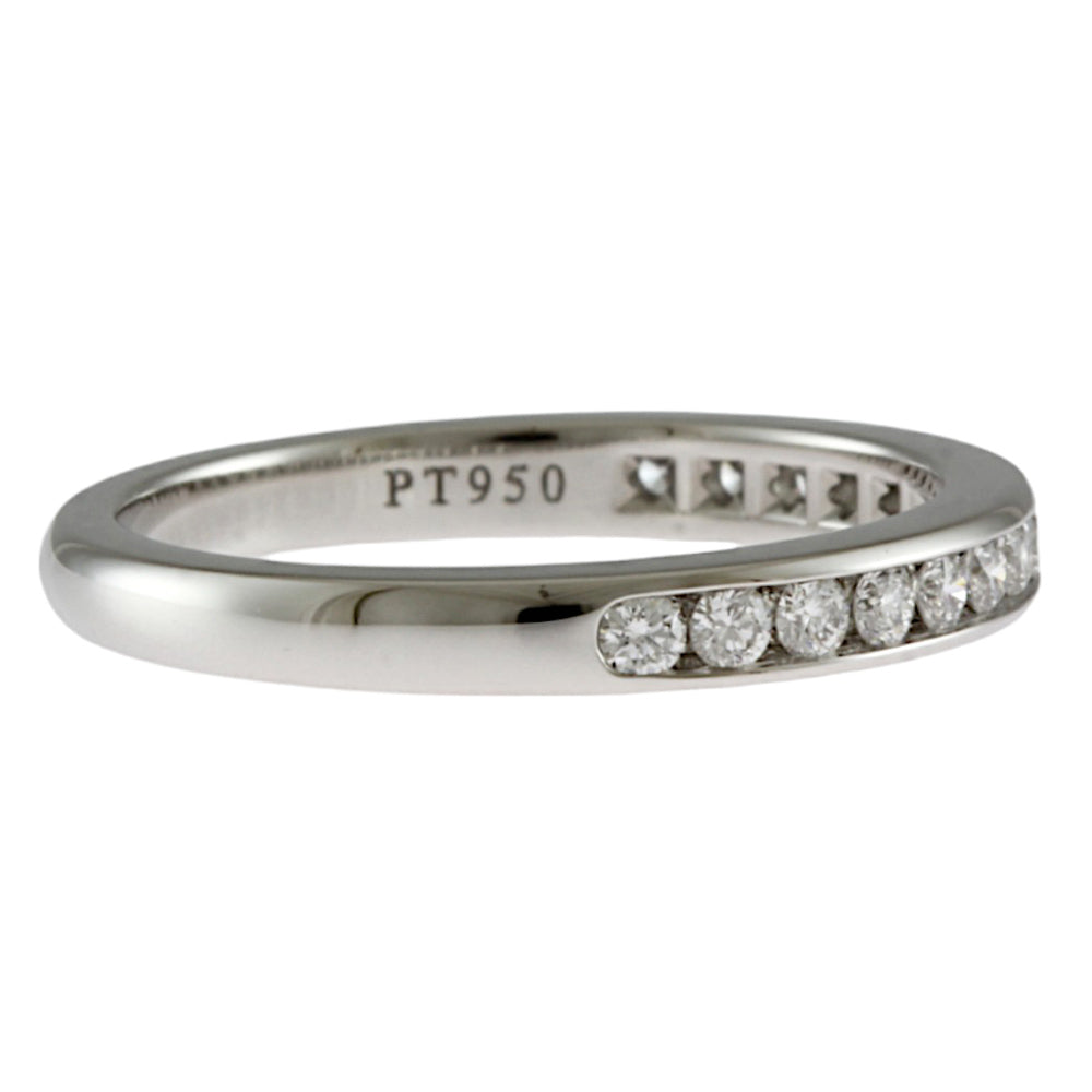 ティファニー セッティング ウェディングバンド ハーフサークル リング