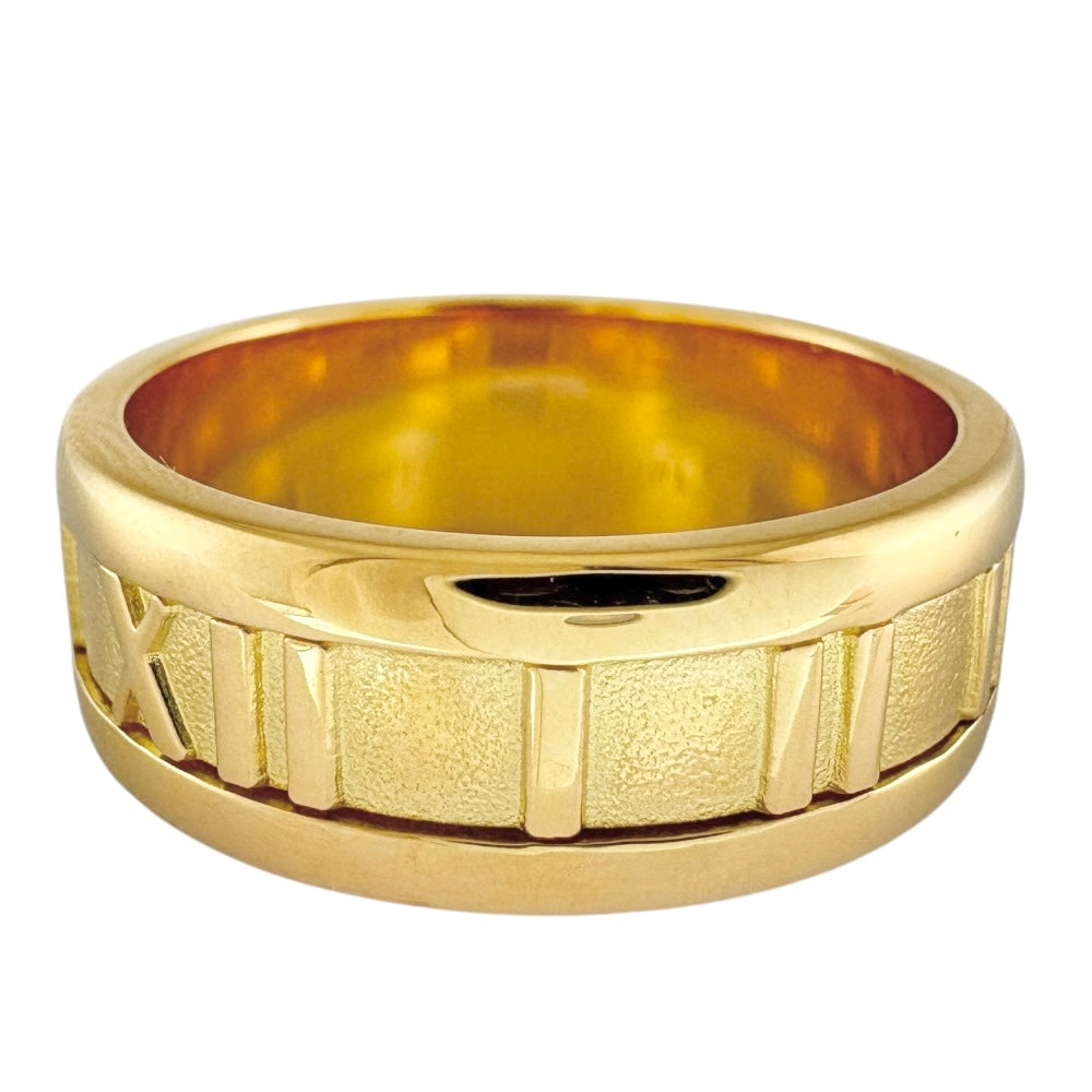 Tiffany & Co. Tiffany Atlas Ring Ring 13 18 Gold K18 Yellow Gold