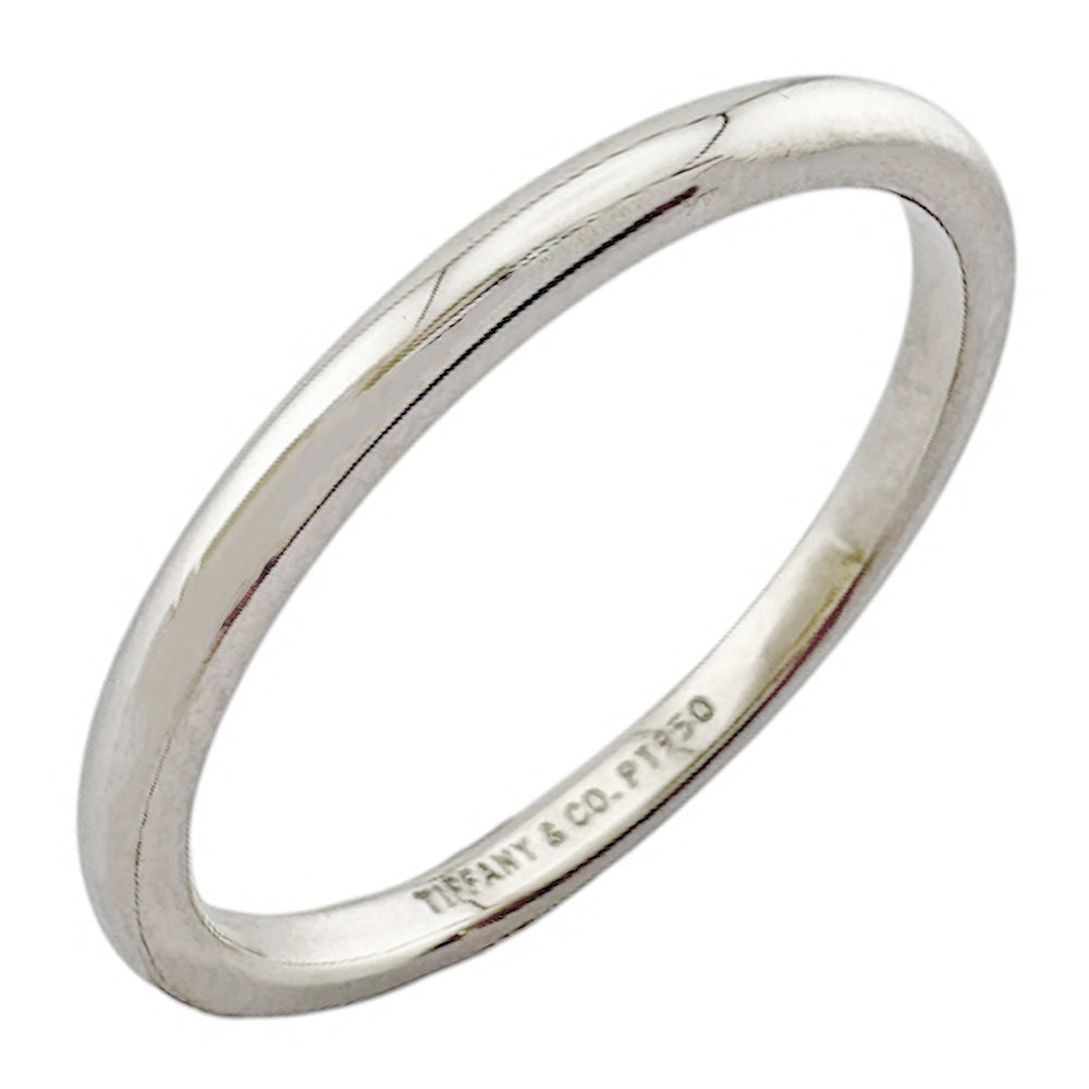 TIFFANY&Co. ティファニー クラッシクバンド リング 指輪 17.5号 Pt950