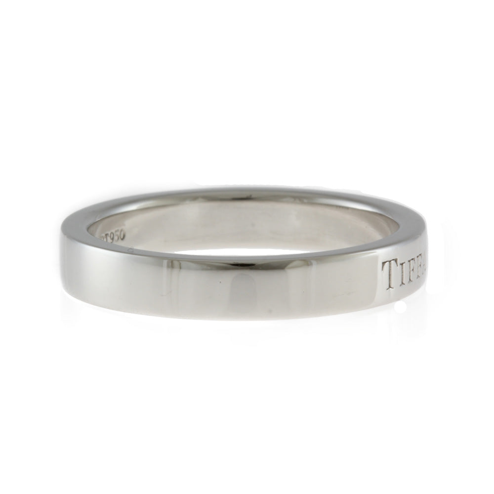 ティファニー TIFFANY&Co. フラットバンド リング・指輪 9号 Pt950