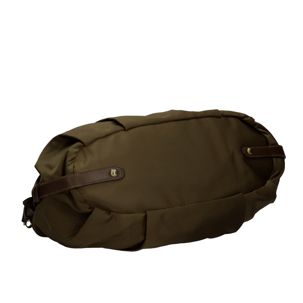 プラダ PRADA ショルダーバッグ ナイロン ブラウン レディース 中古