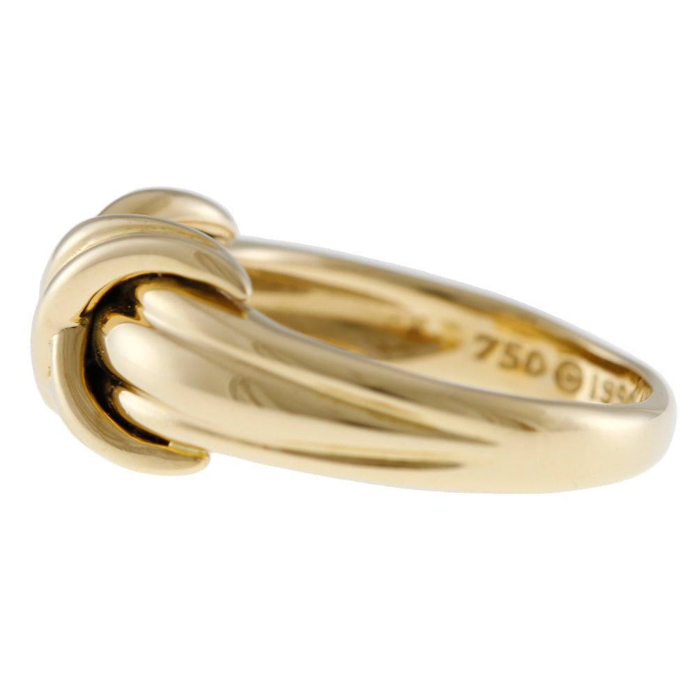 TIFFANY&Co. ティファニー シグネチャー クロス リング 指輪 10号 18金