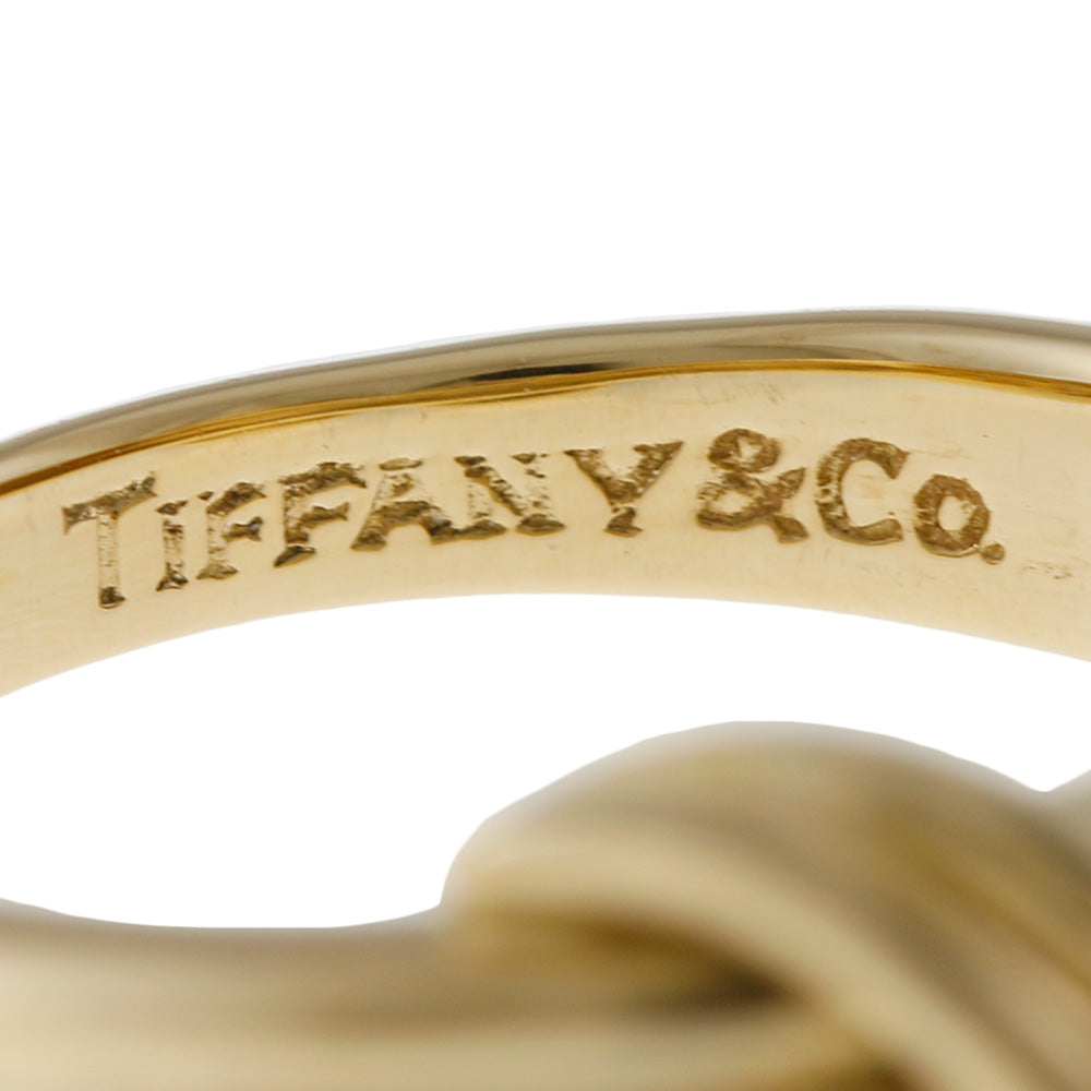 TIFFANY&Co. ティファニー シグネチャー クロス リング 指輪 10号 18金