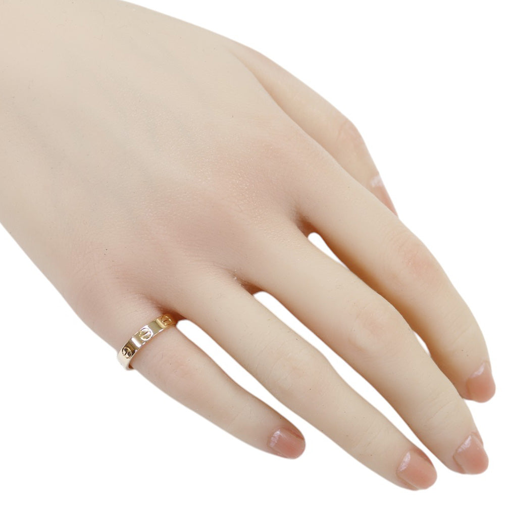 CARTIER カルティエ ミニラブ リング 指輪 9号 18金 K18ピンクゴールド