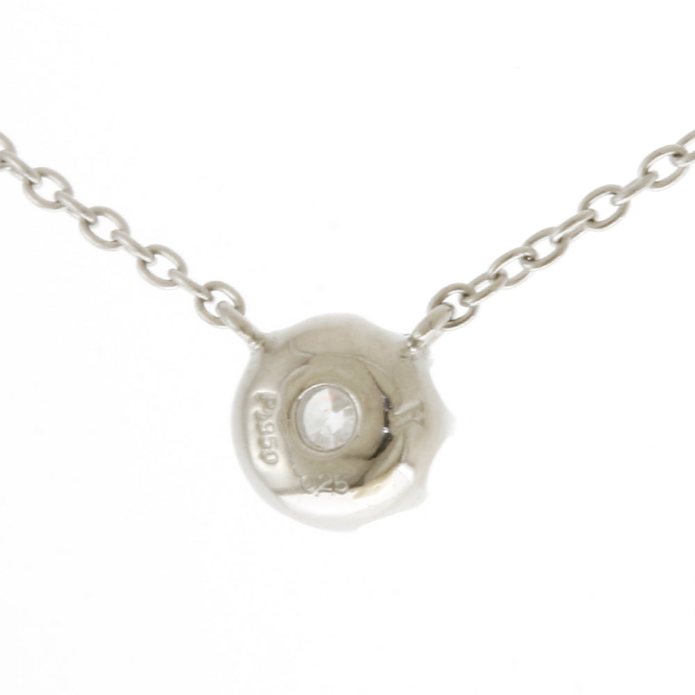 ヴァンドーム ネックレス 一粒ダイヤ Pt850 Pt950 プラチナ