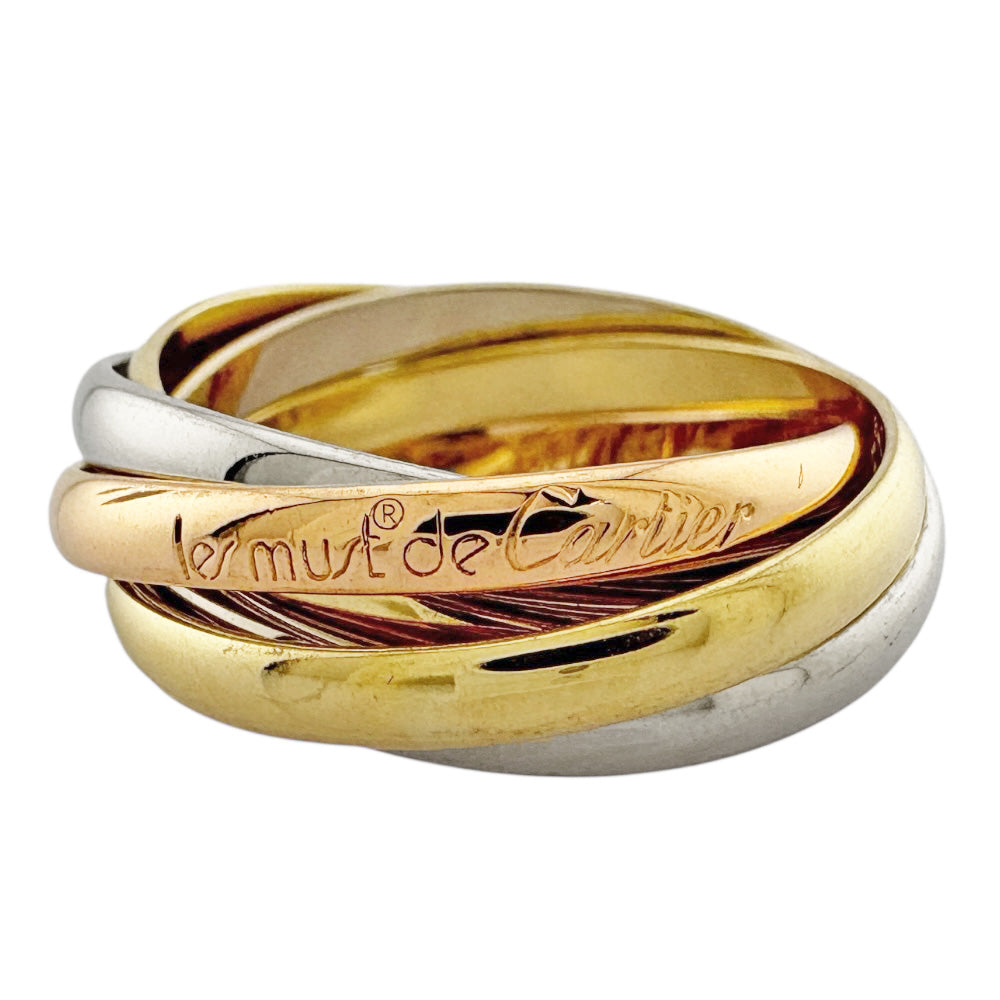 CARTIER カルティエ トリニティ 5連 リング 指輪 13.5号 18金 K18