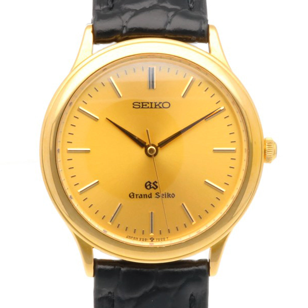 SEIKO セイコー 腕時計 18金 K18イエローゴールド 9581-7000 クオーツ