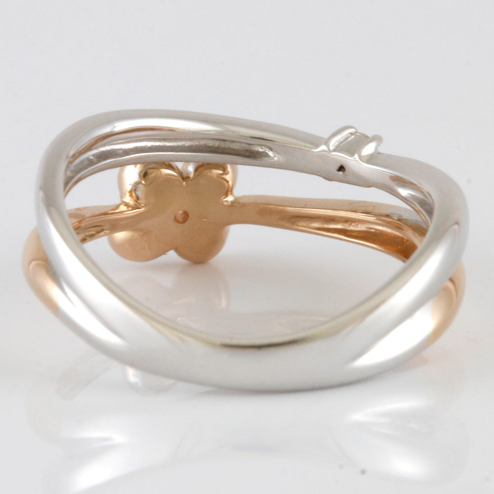 中古】 ヴァンドーム VENDOME K18PG K18WG ピンキーリング