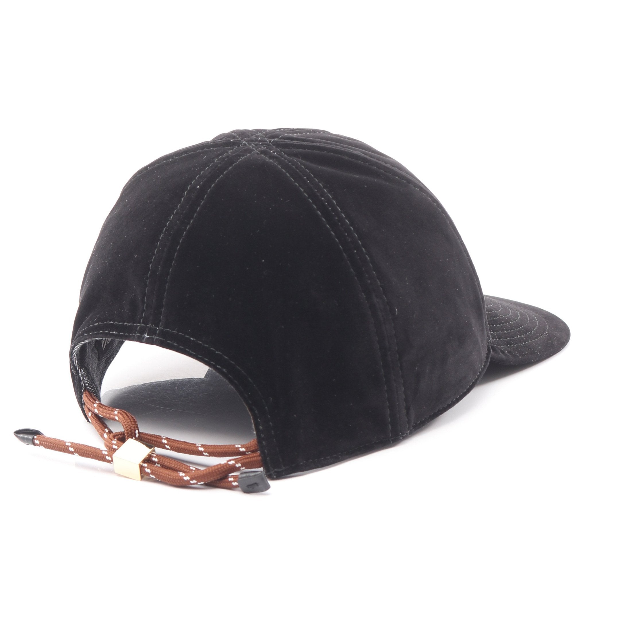 ベルベット ベースボール キャップ レーヨン ブラック ミュウミュウ