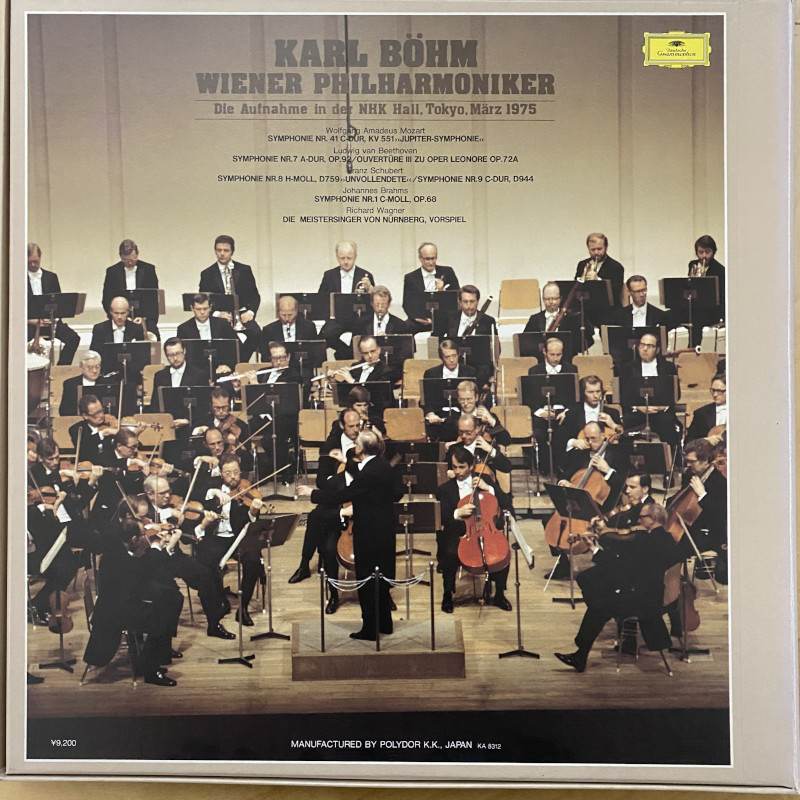 USED 4LP]カール・ベーム＆ウィーン・フィル NHKライブ1975 国内