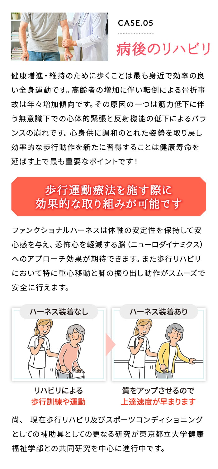 ファンクショナルハーネス、革新のサポートウェア登場！｜医療機器
