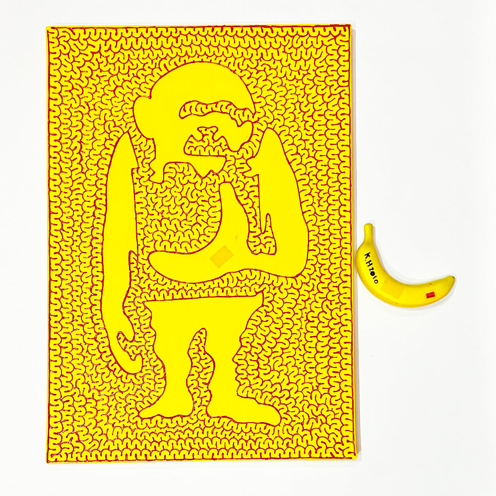 浜崎健 現代アート作品（ユニークピース） ｜ YELLOW MONKEN #5