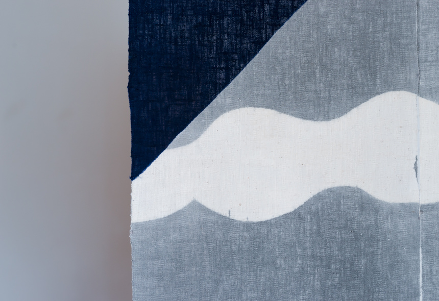 型染のれん「 富士山 」 | オンラインショップ | 生活購買店reed