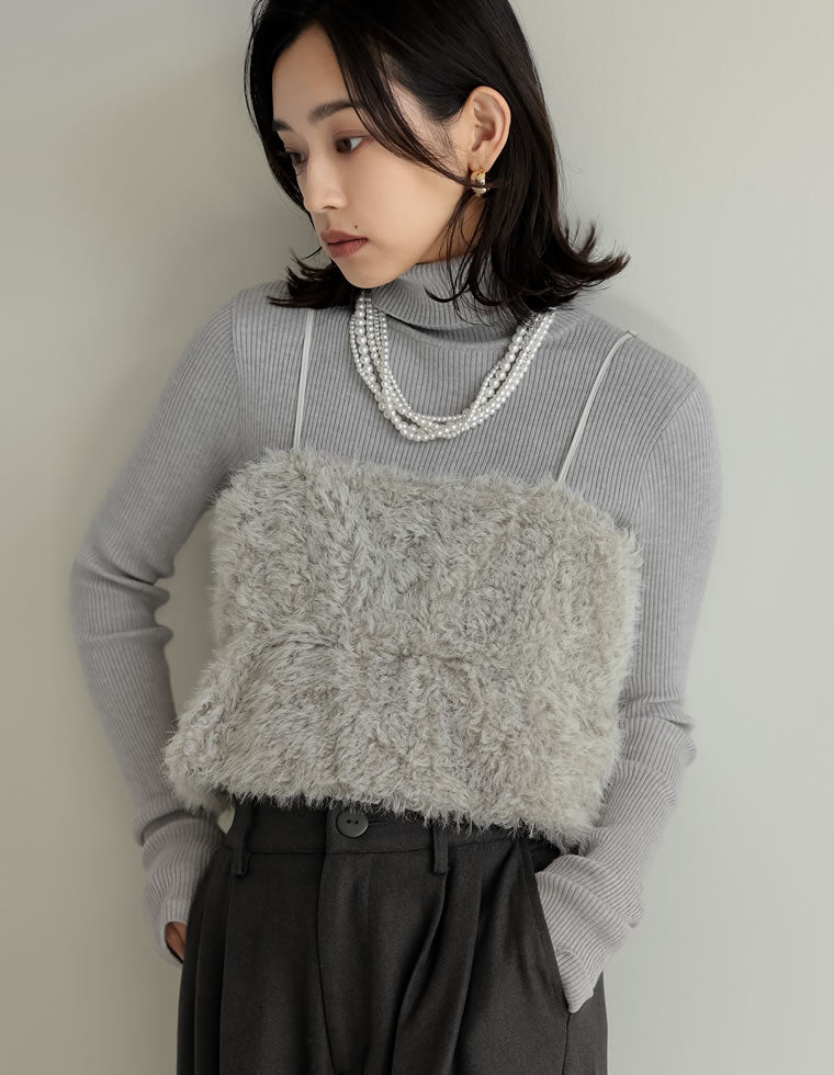 フェザーボアバルーンビスチェ - トップス通販 | 人気レディース