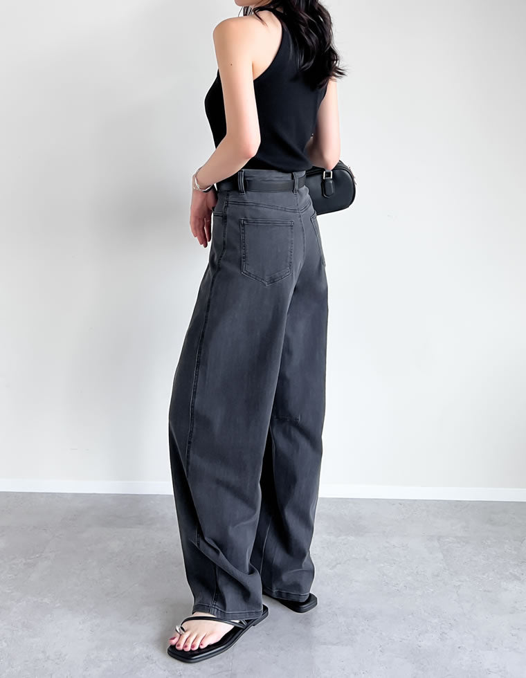 エアリーストレッチバレルレッグパンツ - パンツ通販 | 人気レディース