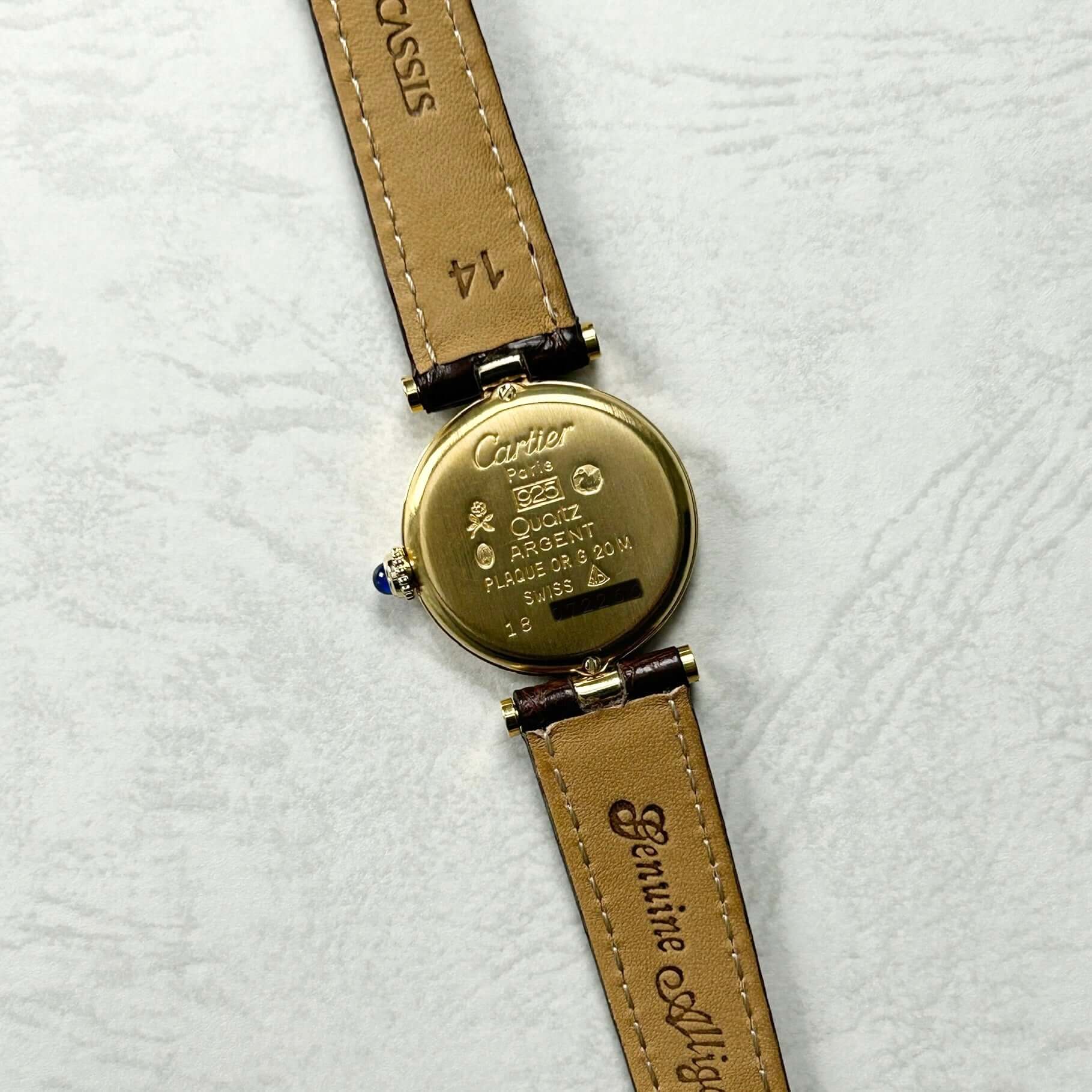 Cartier】カルティエマストヴァンドーム SMアイボリーローマ永久保証書付き