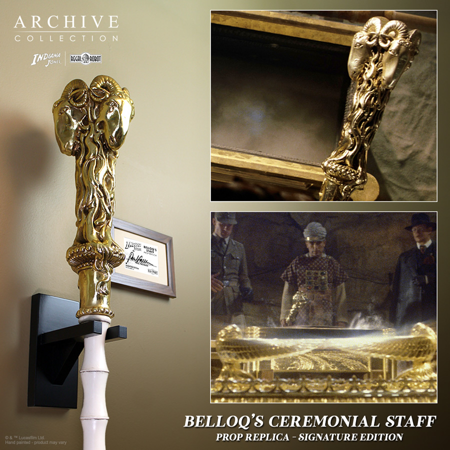 Belloq's Ceremonial Staff - Paul Freeman Signature Edition - Regal