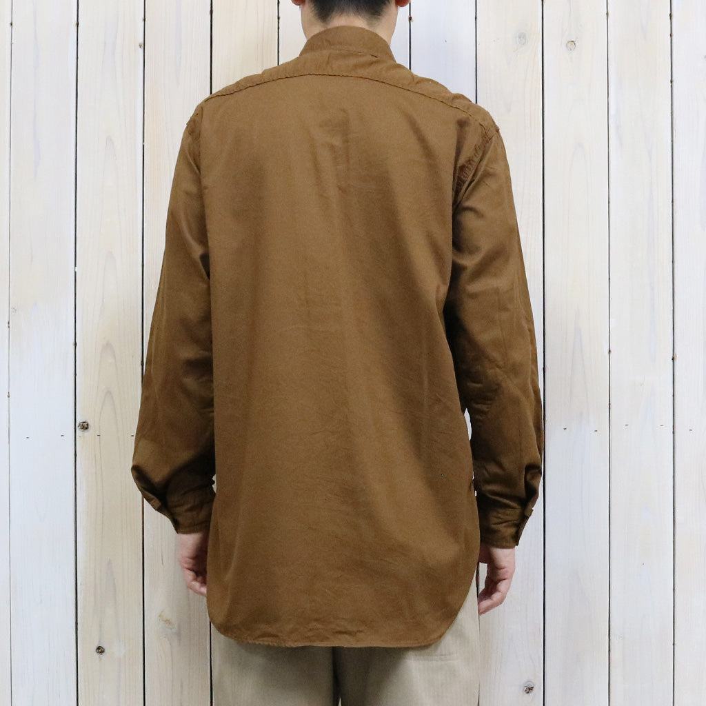 ENGINEERED GARMENTS : Work Shirt-Cotton Micro Sanded Twill (Brown