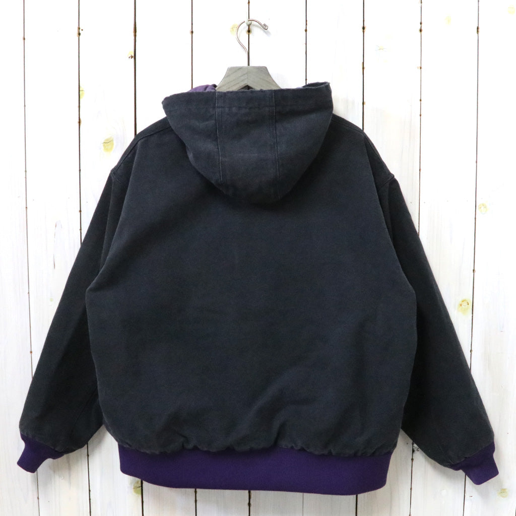Needles『Zipped Work Hoody-16oz Cotton Canvas』(Black) – Reggieshop