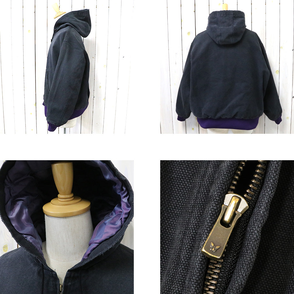 Needles『Zipped Work Hoody-16oz Cotton Canvas』(Black) – Reggieshop