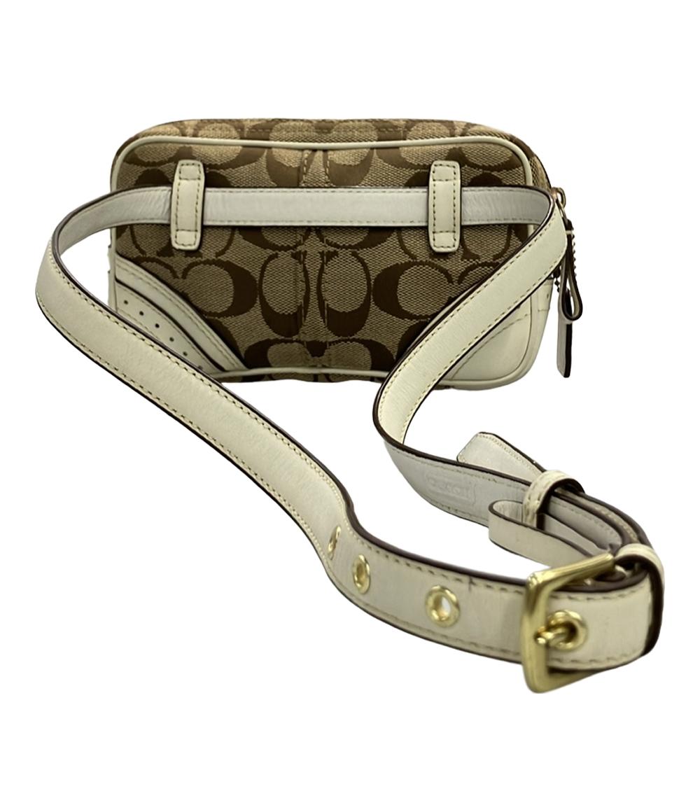 COACH ウエストバッグ ウエストポーチ ボディバッグ キャンバス