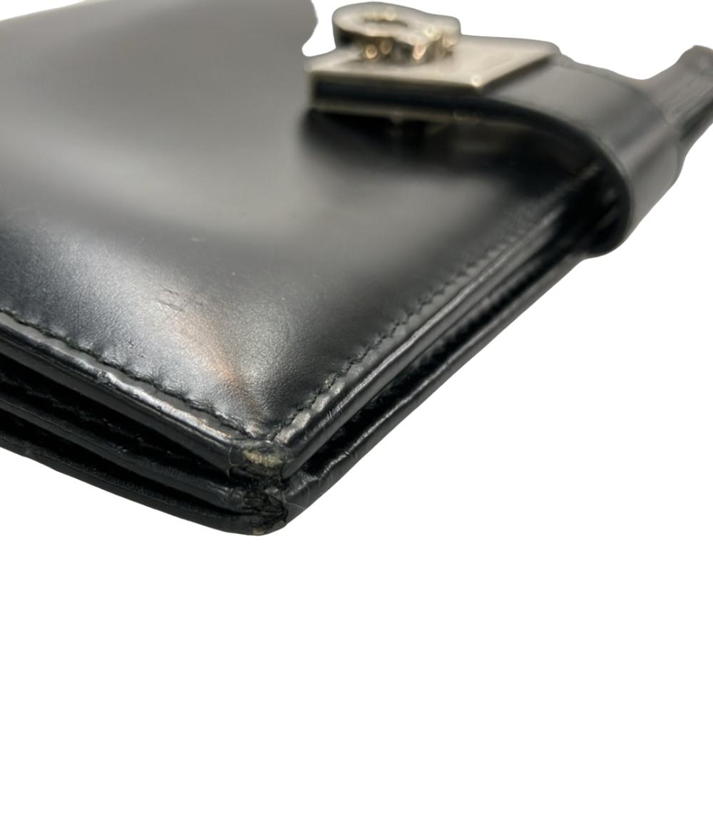 訳あり Salvatore Ferragamo 長財布 レザー ガンチーニ IR 229238