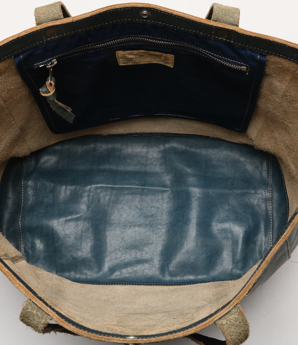 ダブルアールエル トートバッグ レザートート メンズ RRL – Rehello by