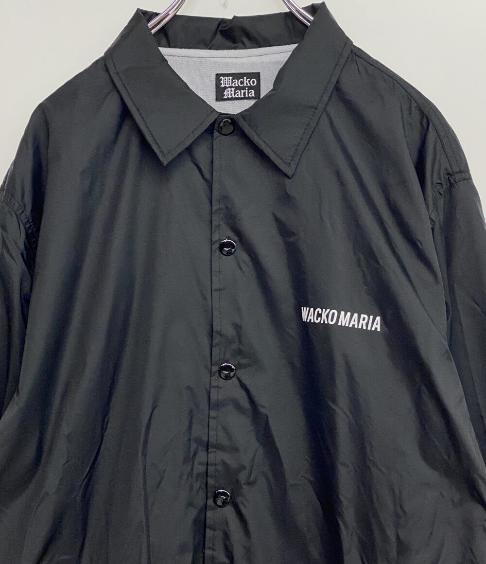 ワコマリア ナイロンコーチジャケット ブラック メンズ SIZE L WACKO