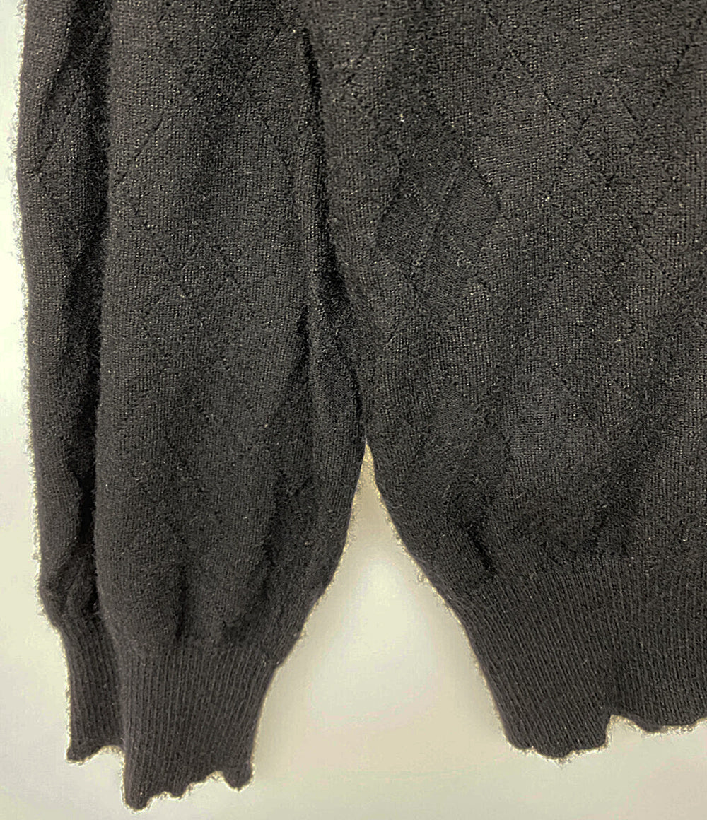 HERMES カシミヤ混アーガイルニット メンズ SIZE XXL エルメス