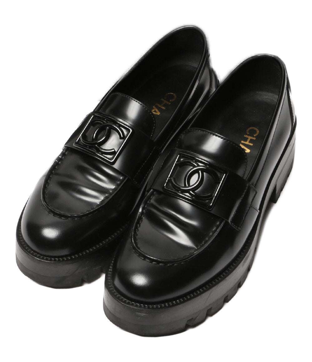 CHANEL ローファー G45156 ココマーク レディース SIZE 36 シャネル