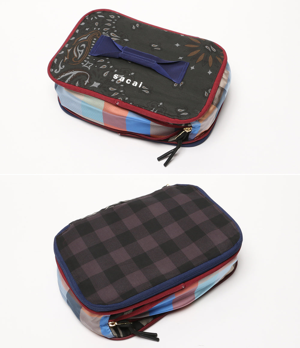 sacai トラベルポーチ Zantan Travel Pouch 3サイズセット レディース