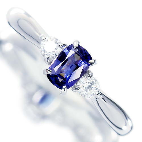 ベニトアイト 0.35ct ダイヤモンド プラチナ リング（指輪）【品質