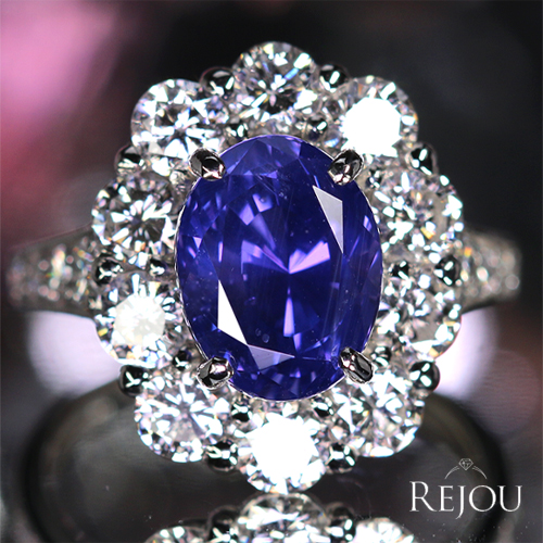 スリランカ産非加熱カラーチェンジバイオレットサファイア 約5ct