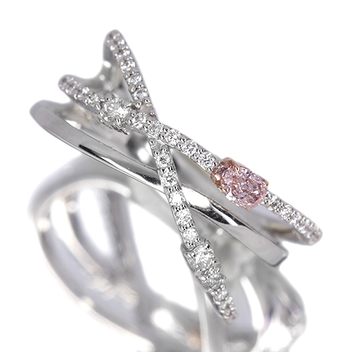 第472回抽選販売＞ピンクダイヤモンド 0.11ct/FLOP/VS2 ダイヤモンド