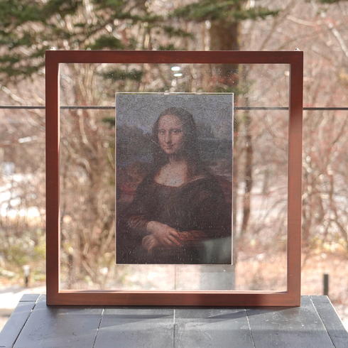 巨匠の破片 ダ・ヴィンチ パズルとフレームのセット – ご褒美パズル