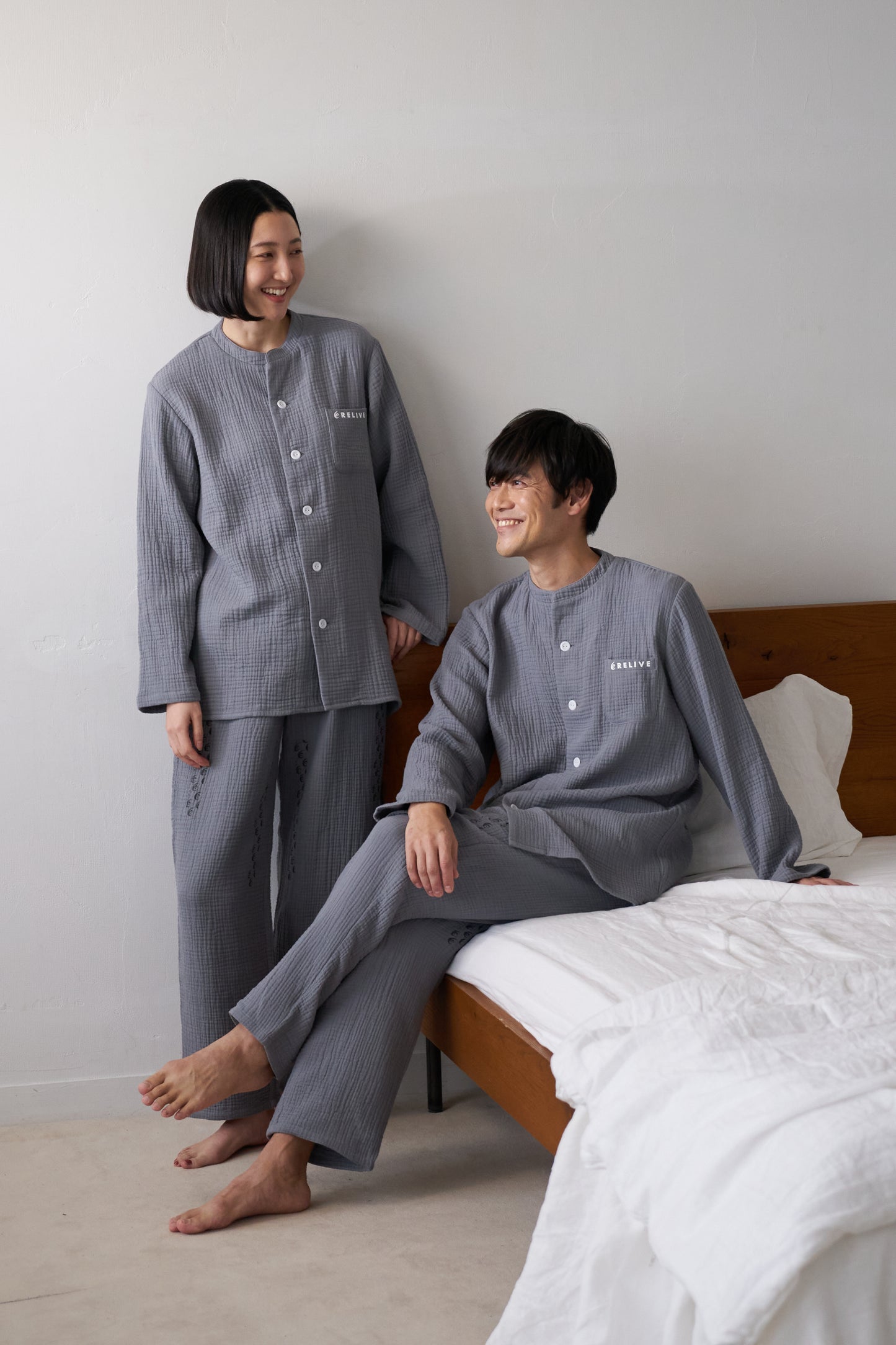 新品　正規品　レディースリライブネイビー パジャマMサイズ 新品未使用 リライブ パジャマ 上下セット Mサイズ｜Yahoo!フリマ（旧