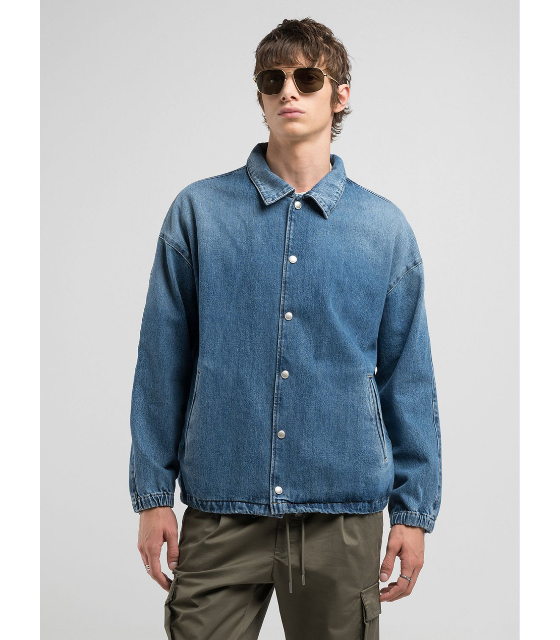 9Z1 ECO PLUS ミッドデニムコーチングジャケット｜REPLAY リプレイ公式