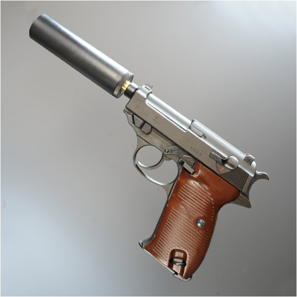 マルシン ガスガン ワルサーP38 サイレンサー ブラックHW | ミリタリー